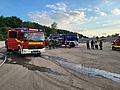 Gemeinsam übte unser Ortsverband mit der Freiwilligen Feuerwehr Weddinghofen.